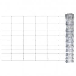 Clôture de jardin Acier galvanisé 50x1,5 m Argenté alsavelo