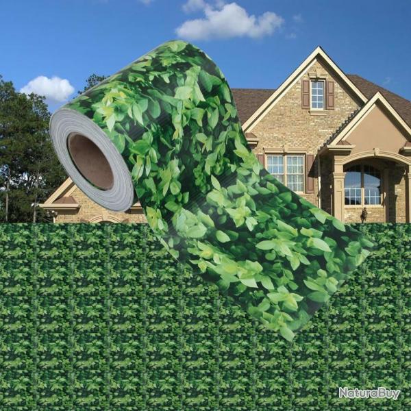 cran d'intimit de jardin PVC 35x0,19 m Vert alsavelo