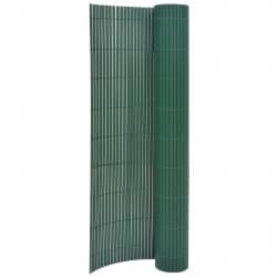 Clôture de jardin double face 90x400 cm Vert alsavelo