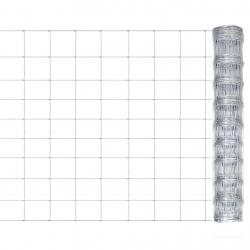Clôture de jardin Acier galvanisé 50x1 m Argenté alsavelo