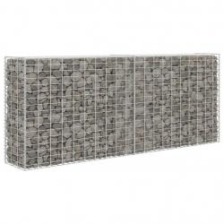 Panier de gabion Acier inoxydable 85x30x200 cm alsavelo