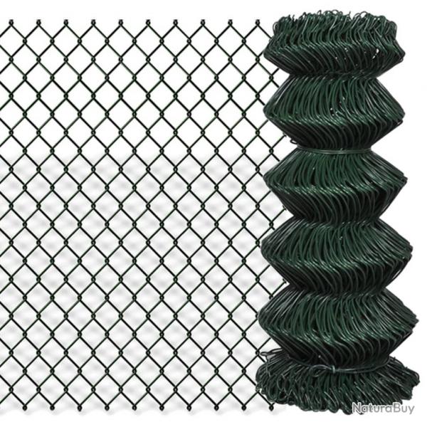 Clture  mailles losanges Acier 0,8x25 m Vert alsavelo