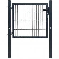 Portillon Acier Anthracite 105x150 cm alsavelo