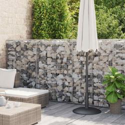 Mur à gabion avec couvercles Acier galvanisé 600 x 50 x 150 cm alsavelo