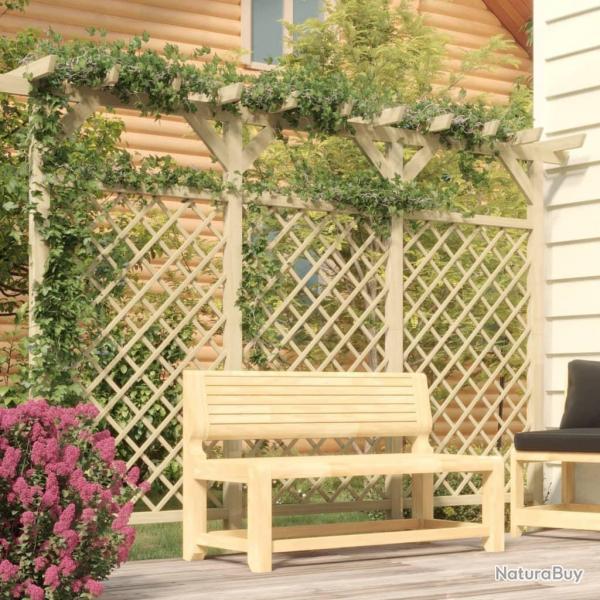 Clture  treillis de jardin avec pergola 300x50x200 cm Pin alsavelo