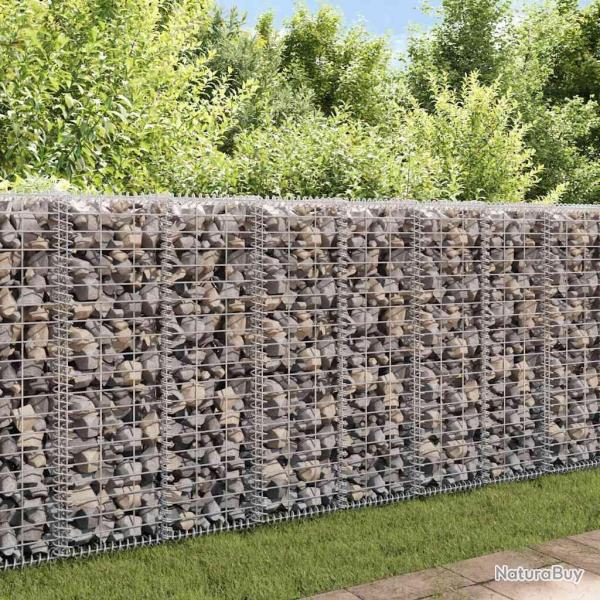 Panier de gabion avec couvercle Fil galvanis 100x30x30 cm alsavelo