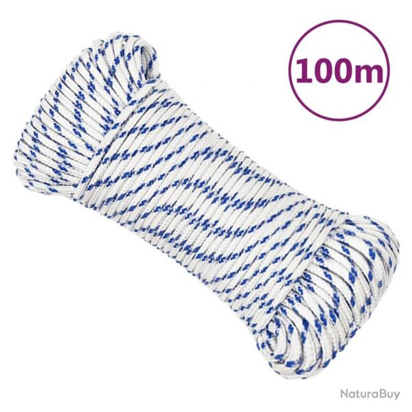 Corde de bateau Blanc 3 mm 100 m Polypropylne alsavelo