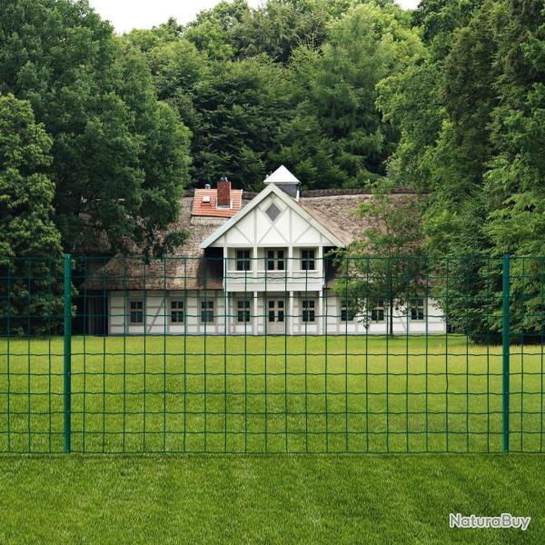 Clture Euro Acier 20x1,2 m Vert alsavelo