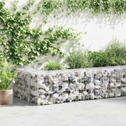Mur à gabion avec couvercles Acier galvanisé 600x30x50 cm alsavelo