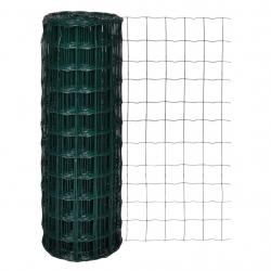 Clôture Euro Acier 25 x 1,7 m Vert alsavelo