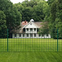 Clôture Euro Acier 20x1,5 m Vert alsavelo