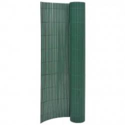 Clôture de jardin double face 110x500 cm Vert alsavelo