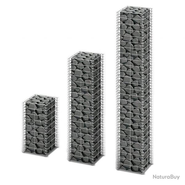 3 gabions en fil galvanis alsavelo