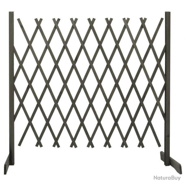 Clture en treillis de jardin Gris 180x100 cm Bois de sapin alsavelo