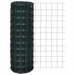 Clôture euro Acier 10 x 1,2 m Vert alsavelo