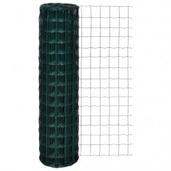 Clôture euro Acier 25 x 1,5 m Vert alsavelo
