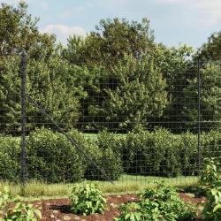 Clôture en treillis métallique et ancrage anthracite 1,8x25 m alsavelo