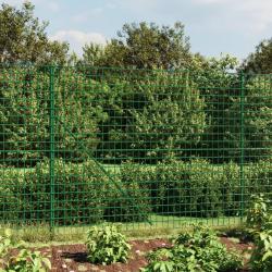 Clôture en treillis métallique vert 2,2x25 m acier galvanisé alsavelo