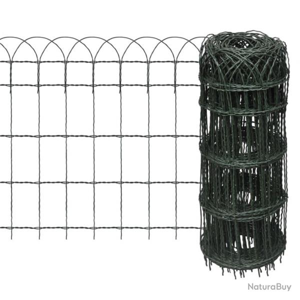 Bordure de pelouse Fer enduit de poudre 25x0,65 m alsavelo