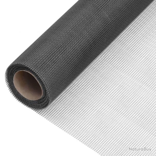 cran en treillis Fibre de verre 80x2000 cm Noir alsavelo