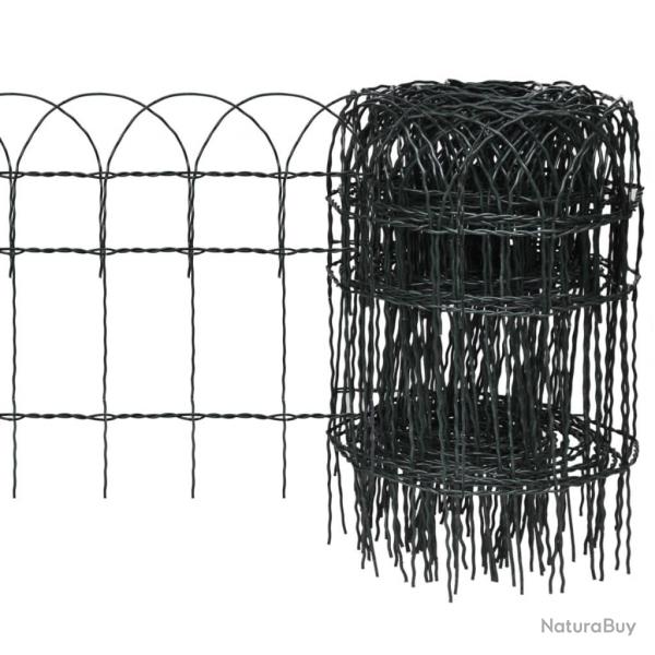 Bordure de pelouse Fer enduit de poudre 10x0,4 m alsavelo