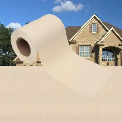 Écran d'intimité de jardin PVC 35x0,19 m Crème alsavelo