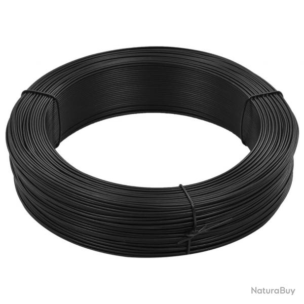 Fil de liaison de clture 250 m 1,6/2,5 mm Acier Anthracite alsavelo