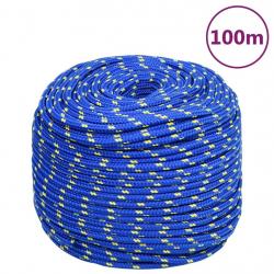 Corde de bateau Bleu 10 mm 100 m Polypropylène alsavelo