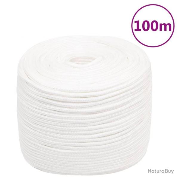 Corde de bateau Blanc complet 10 mm 100 m Polypropylne alsavelo