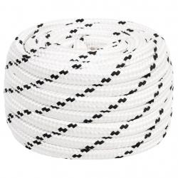 Corde de bateau tressé Blanc 18 mmx25 m Polyester alsavelo