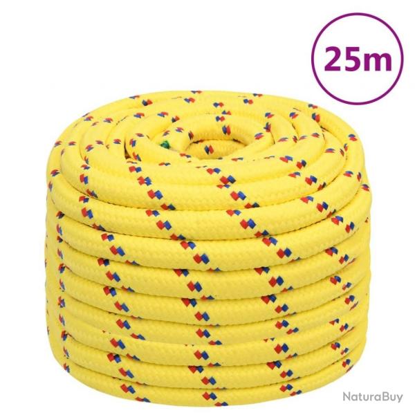 Corde de bateau Jaune 20 mm 25 m Polypropylne alsavelo