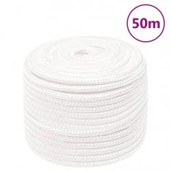 Corde de bateau Blanc complet 14 mm 50 m Polypropylène alsavelo