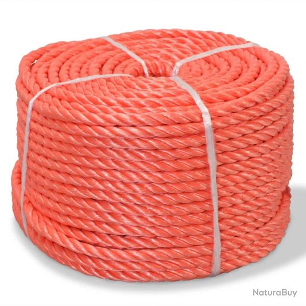 Corde torsade Polypropylne 10 mm 100 m Orange alsavelo