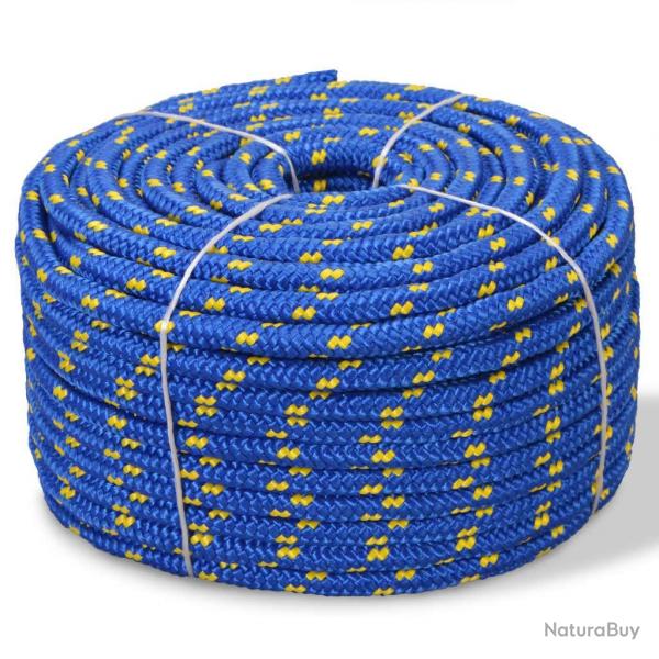 Corde de bateau Polypropylne 8 mm 100 m Bleu alsavelo