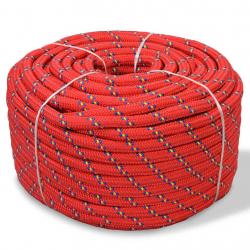 Corde de bateau Polypropylène 12 mm 50 m Rouge alsavelo
