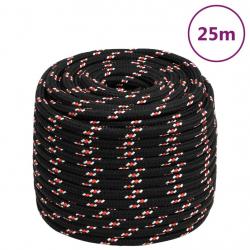 Corde de bateau Noir 18 mm 25 m Polypropylène alsavelo
