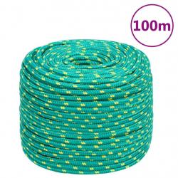 Corde de bateau Vert 6 mm 100 m Polypropylène alsavelo