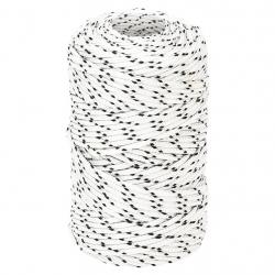 Corde de bateau tressé Blanc 2 mmx500 m Polyester alsavelo