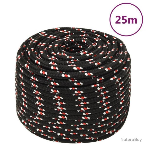 Corde de bateau Noir 14 mm 25 m Polypropylne alsavelo