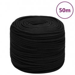 Corde de travail Noir 10 mm 50 m Polyester alsavelo