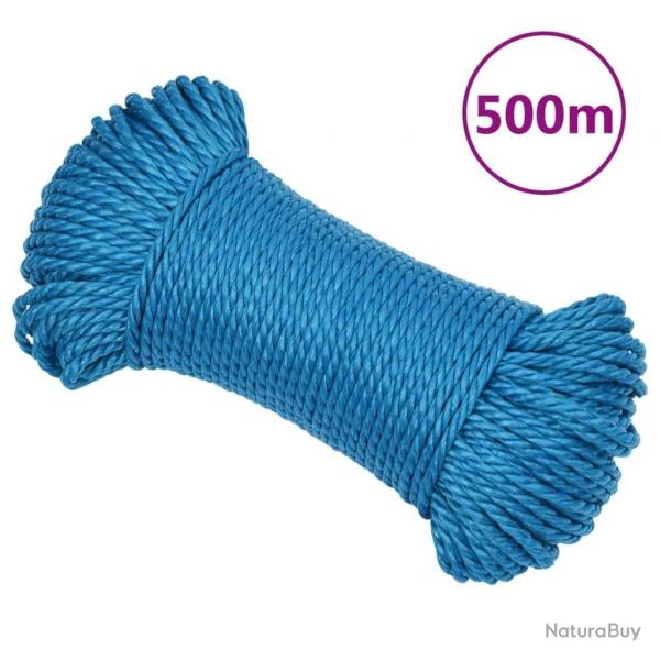 Corde de travail Bleu 3 mm 500 m Polypropylne alsavelo