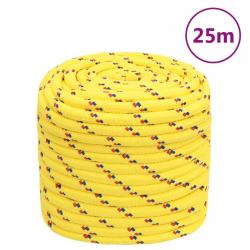 Corde de bateau Jaune 18 mm 25 m Polypropylène alsavelo