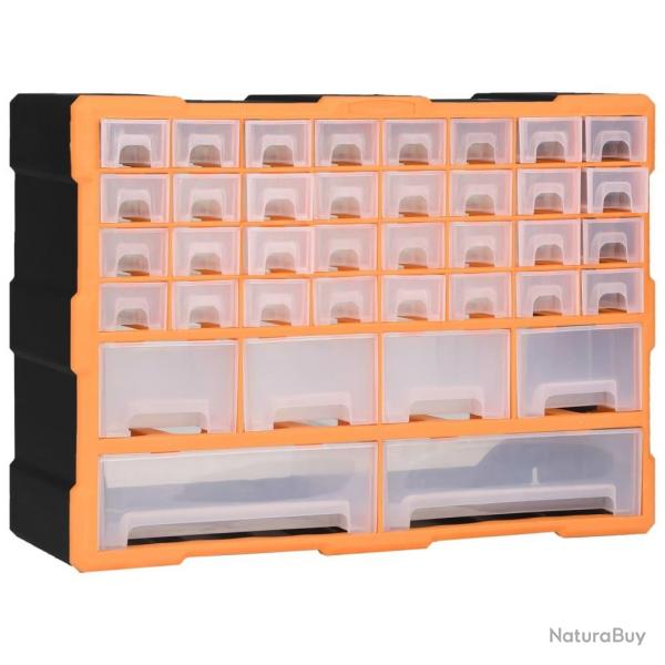 Organisateur multi-tiroirs avec 38 tiroirs 52x16x37,5 cm alsavelo