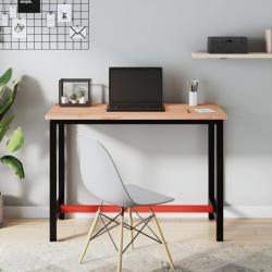 Établi 115x55x81,5 cm bois massif de hêtre et métal alsavelo