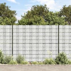 Écran d'intimité de jardin aspect gravier de marbre gris PVC alsavelo
