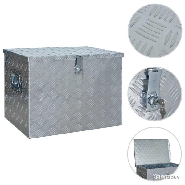 Bote en aluminium 610x430x455 mm Argent alsavelo