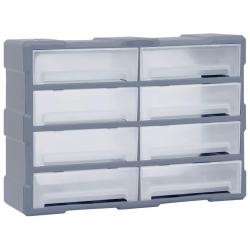 Organisateur multi-tiroirs avec 8 grands tiroirs 52x16x37 cm alsavelo