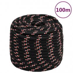 Corde de bateau Noir 18 mm 100 m Polypropylène alsavelo
