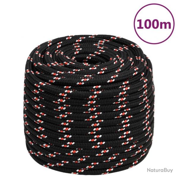 Corde de bateau Noir 18 mm 100 m Polypropylne alsavelo