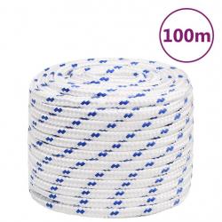 Corde de bateau Blanc 18 mm 100 m Polypropylène alsavelo